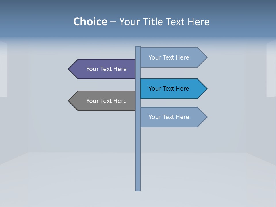 Illustration Home Clean PowerPoint Template