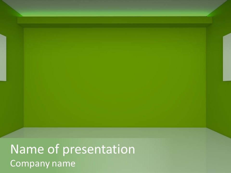 Residential Lighting Simple PowerPoint Template