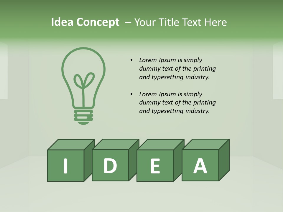 Residential Lighting Simple PowerPoint Template