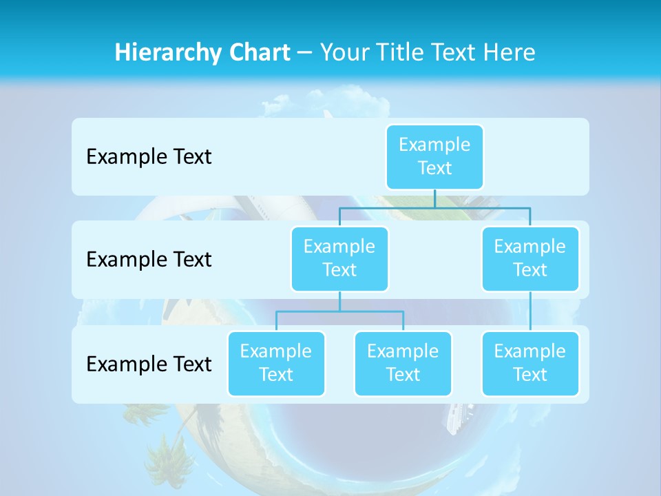 Skyscraper Seascape Empty PowerPoint Template