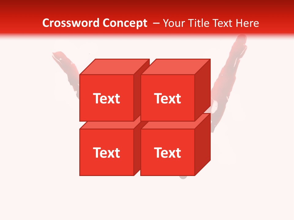 Bloody Alphabet Splat PowerPoint Template