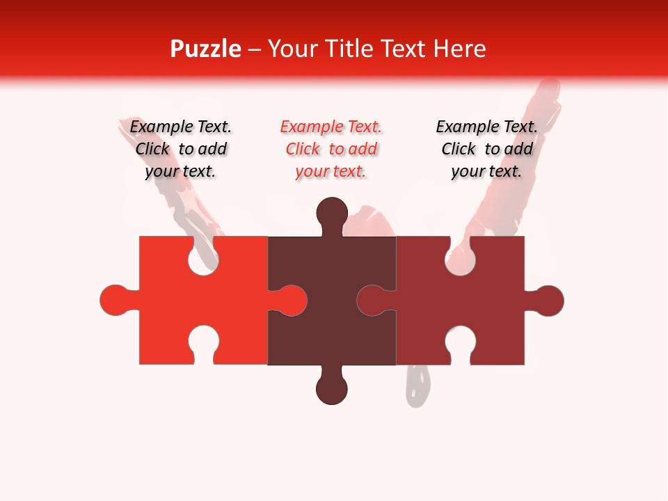 Bloody Alphabet Splat PowerPoint Template