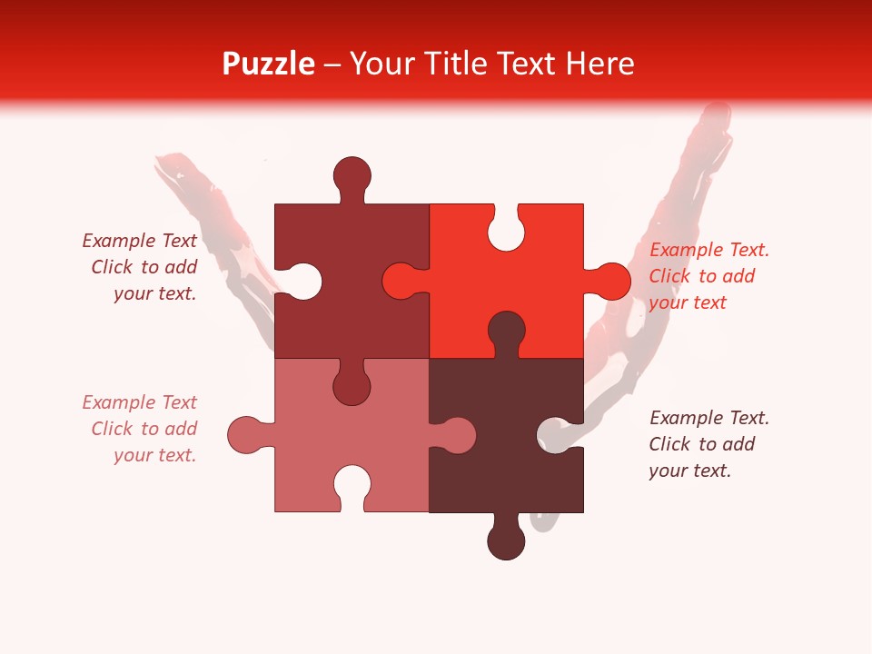 Bloody Alphabet Splat PowerPoint Template