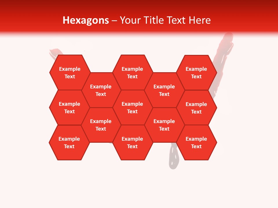 Bloody Alphabet Splat PowerPoint Template