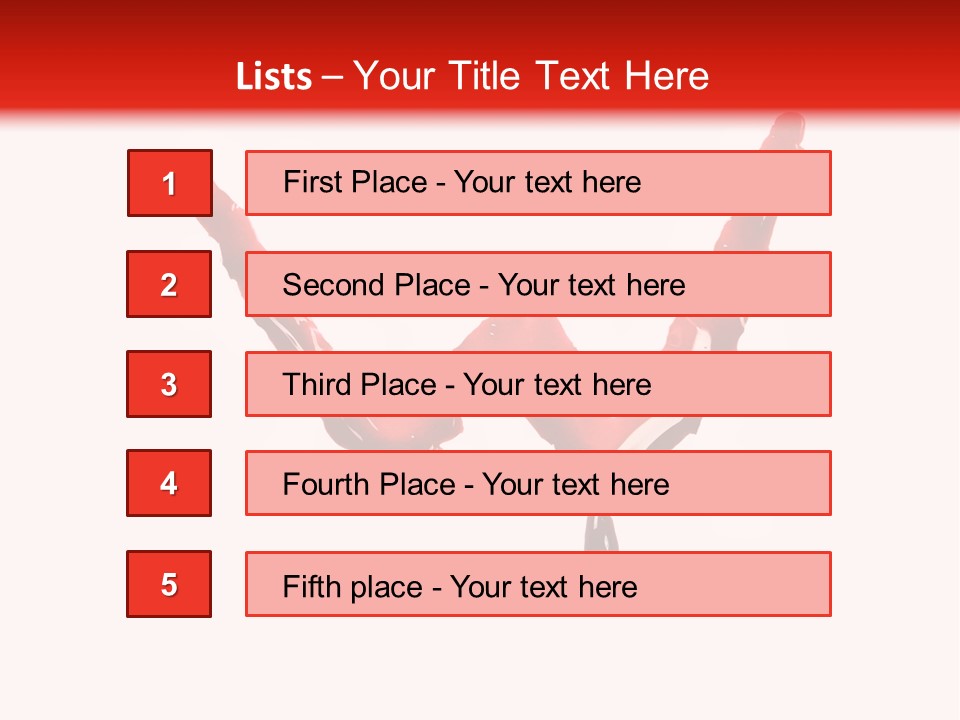 Bloody Alphabet Splat PowerPoint Template