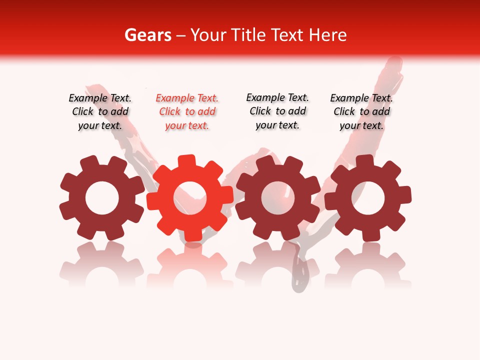 Bloody Alphabet Splat PowerPoint Template