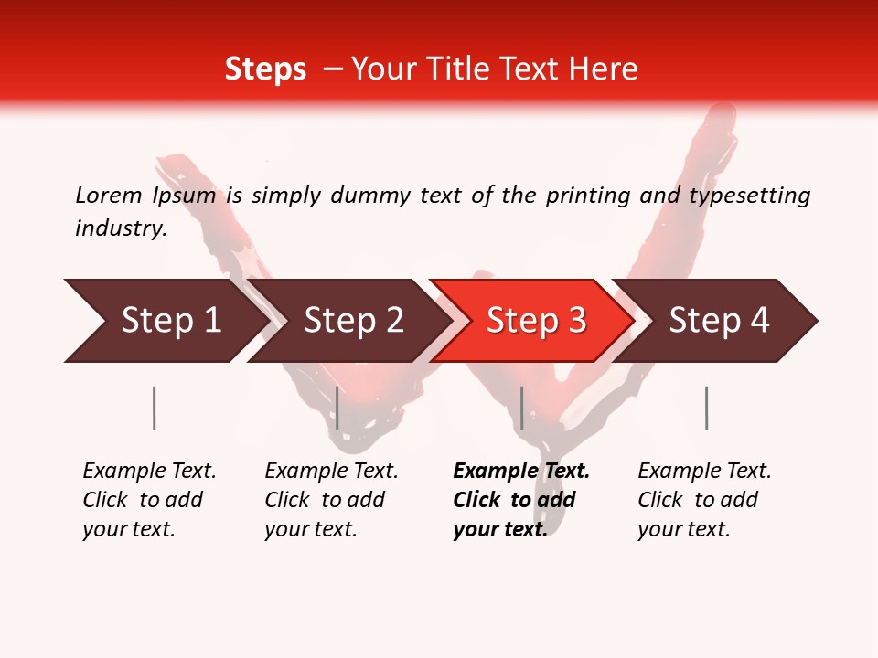 Bloody Alphabet Splat PowerPoint Template