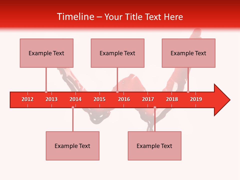 Bloody Alphabet Splat PowerPoint Template
