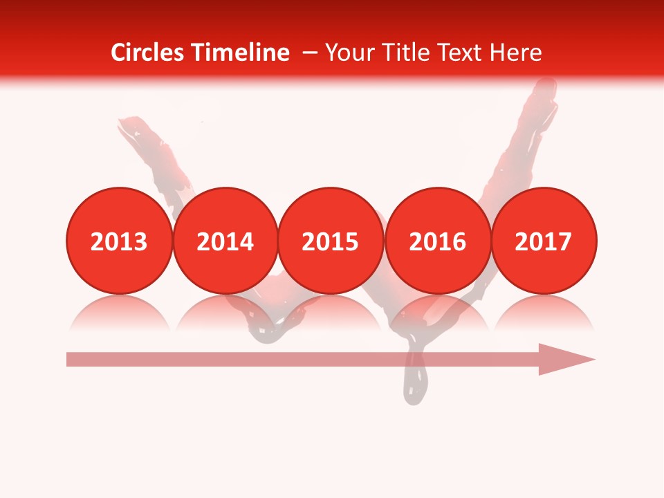 Bloody Alphabet Splat PowerPoint Template