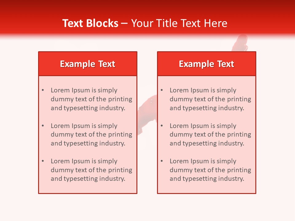 Bloody Alphabet Splat PowerPoint Template