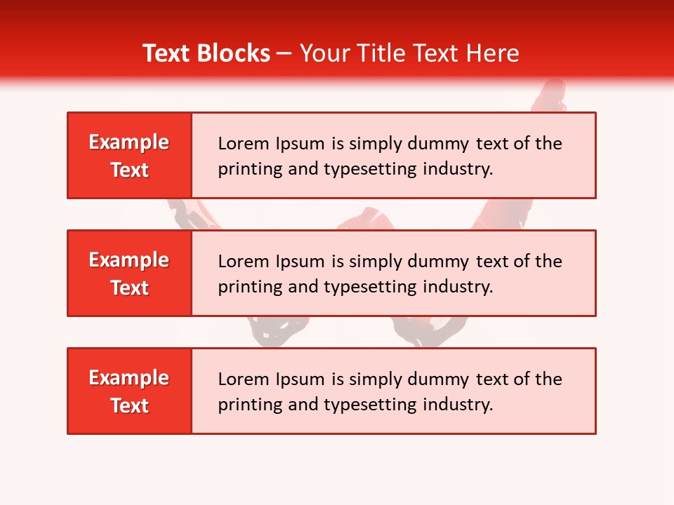 Bloody Alphabet Splat PowerPoint Template