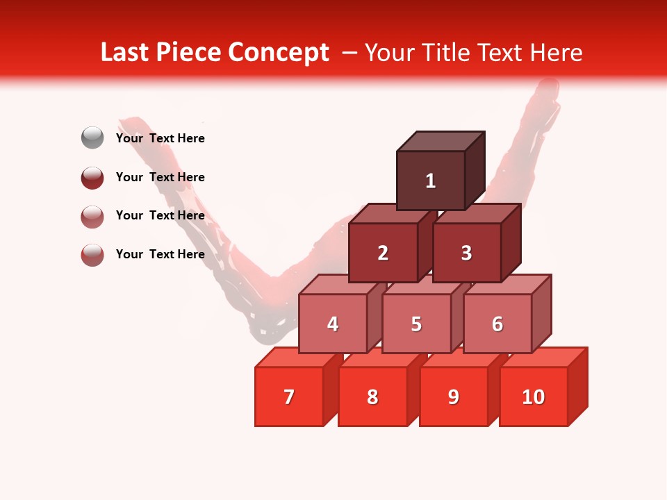 Bloody Alphabet Splat PowerPoint Template