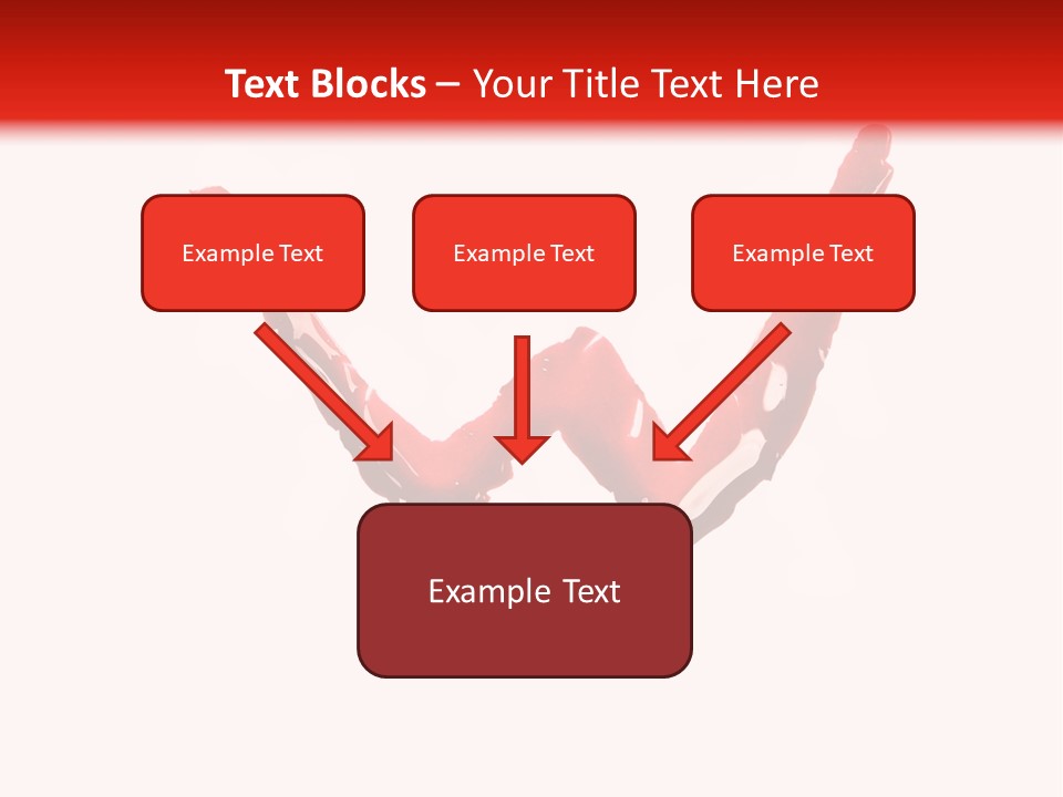 Bloody Alphabet Splat PowerPoint Template