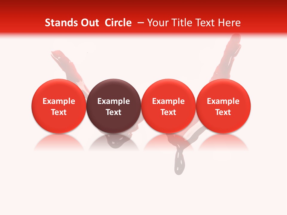Bloody Alphabet Splat PowerPoint Template