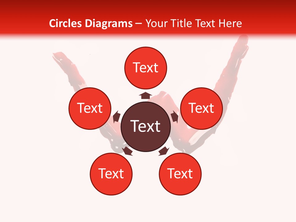 Bloody Alphabet Splat PowerPoint Template