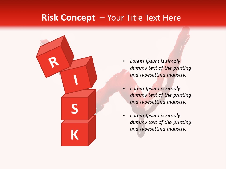 Bloody Alphabet Splat PowerPoint Template