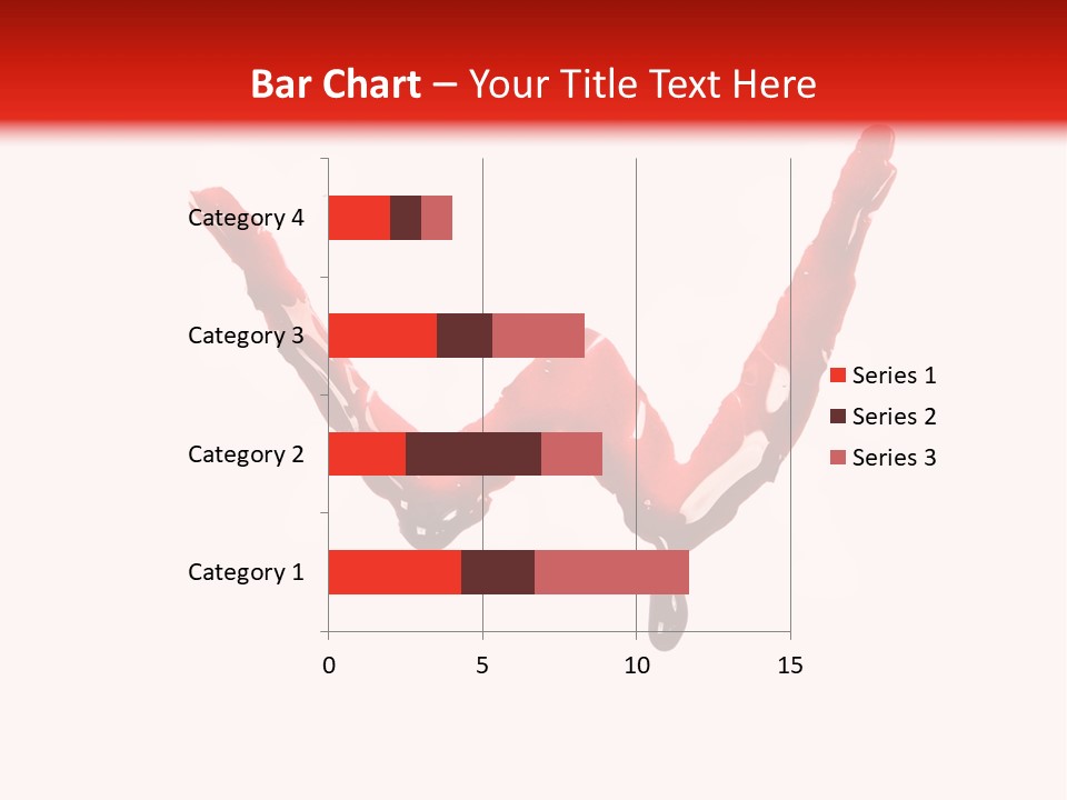 Bloody Alphabet Splat PowerPoint Template