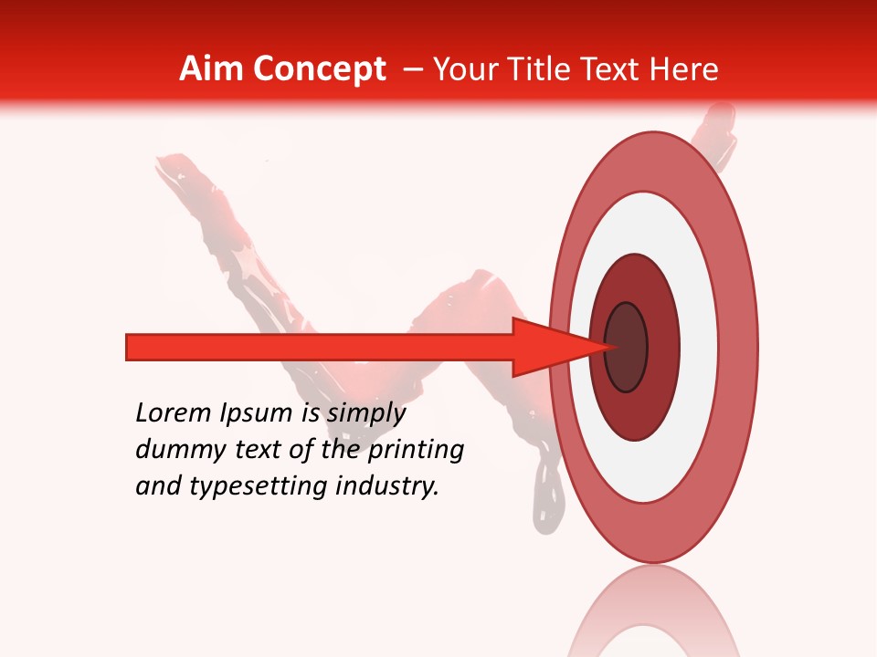 Bloody Alphabet Splat PowerPoint Template