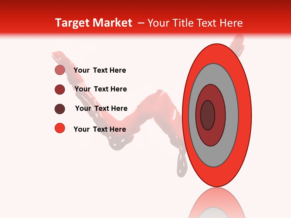 Bloody Alphabet Splat PowerPoint Template