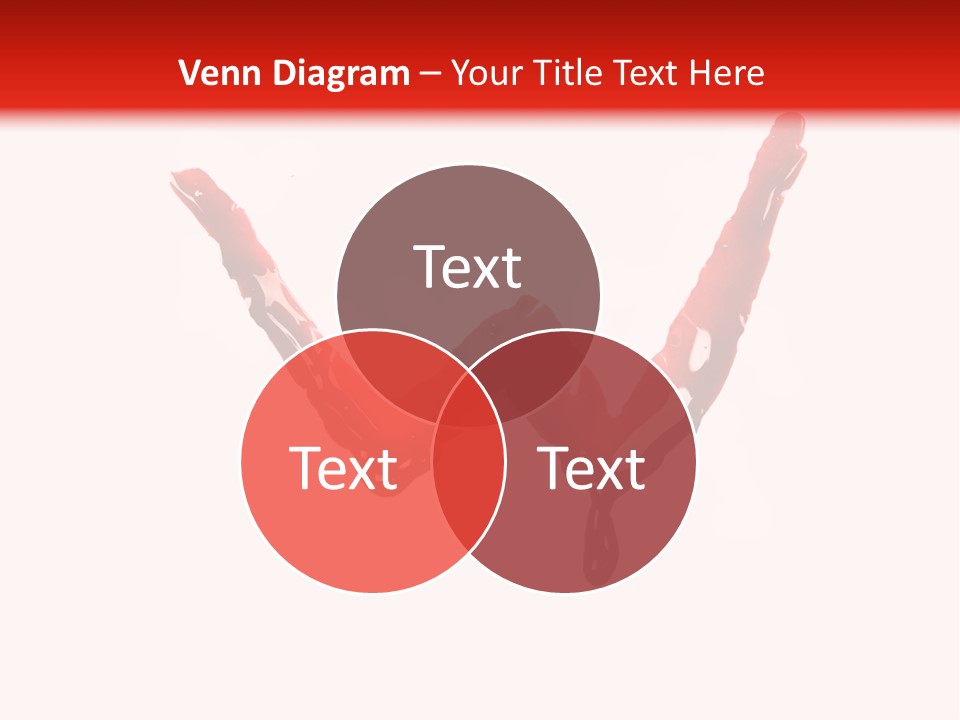 Bloody Alphabet Splat PowerPoint Template