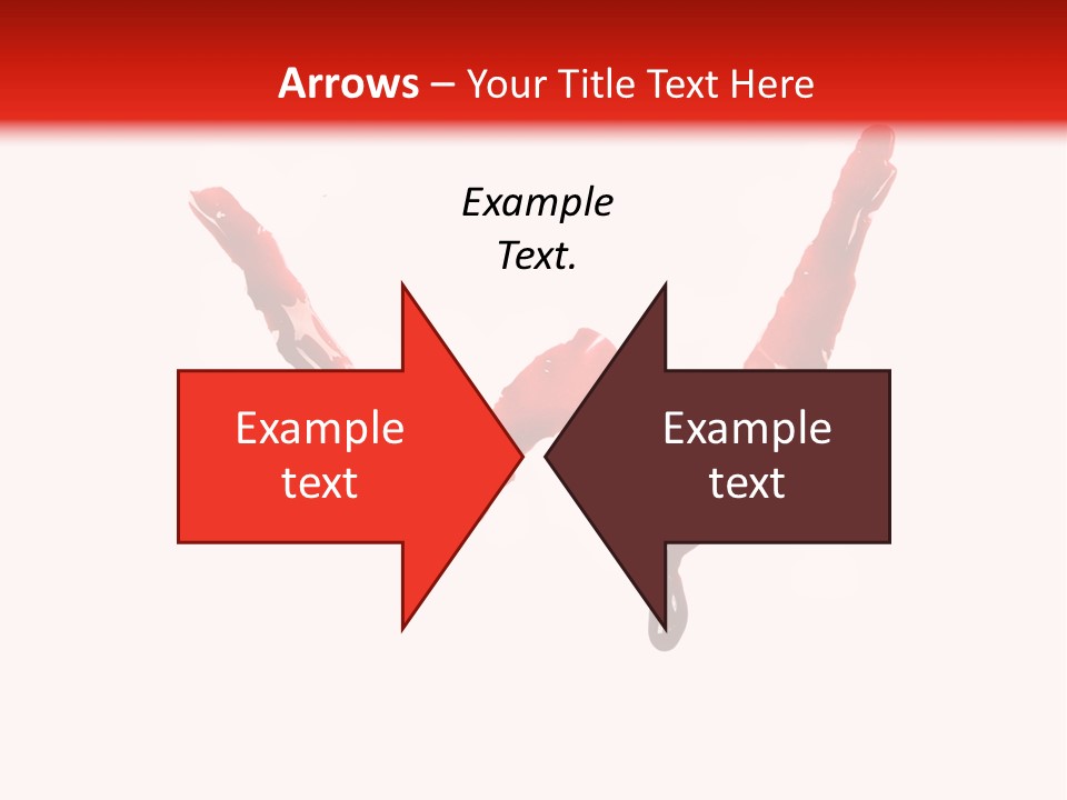 Bloody Alphabet Splat PowerPoint Template