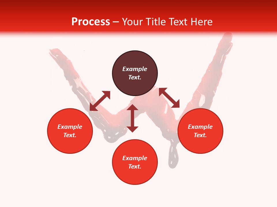 Bloody Alphabet Splat PowerPoint Template