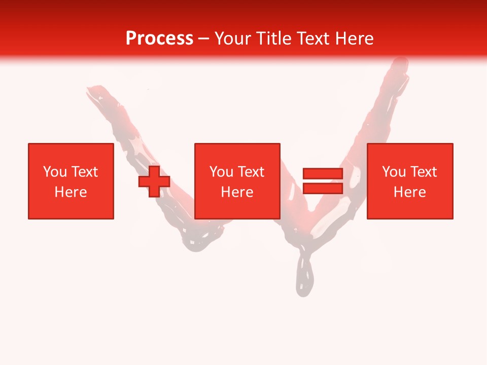 Bloody Alphabet Splat PowerPoint Template