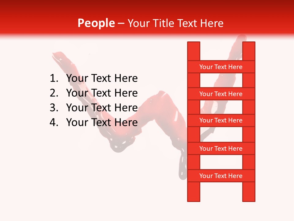Bloody Alphabet Splat PowerPoint Template