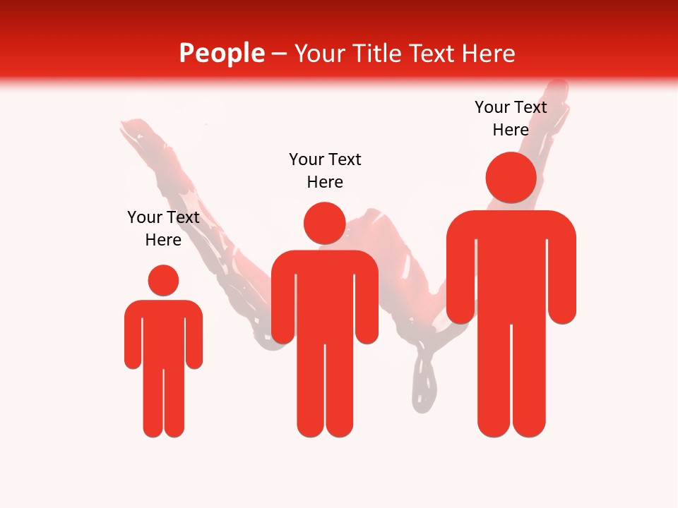 Bloody Alphabet Splat PowerPoint Template