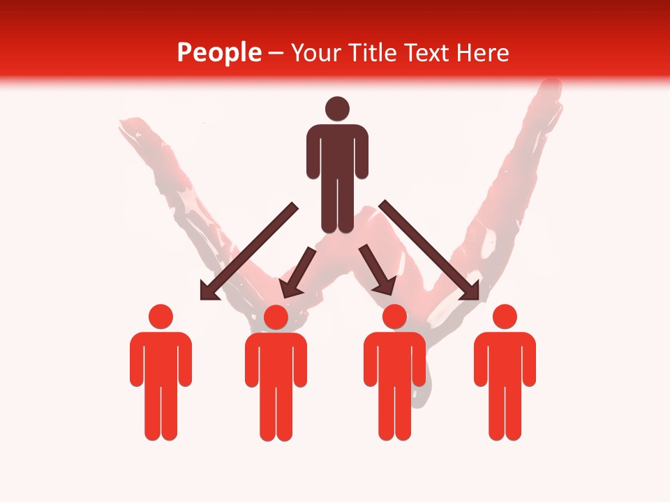 Bloody Alphabet Splat PowerPoint Template