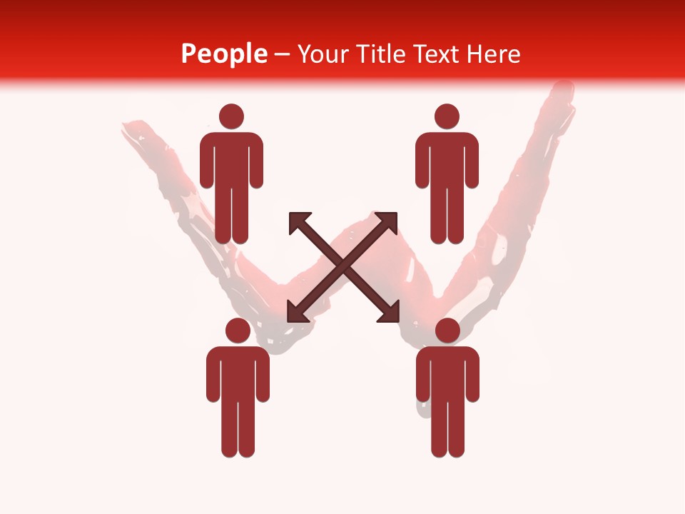 Bloody Alphabet Splat PowerPoint Template