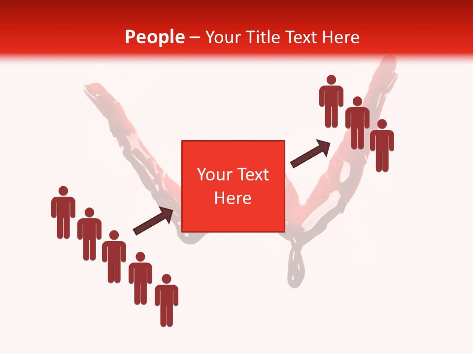 Bloody Alphabet Splat PowerPoint Template