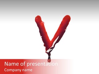 Grunge Drip Liquid PowerPoint Template