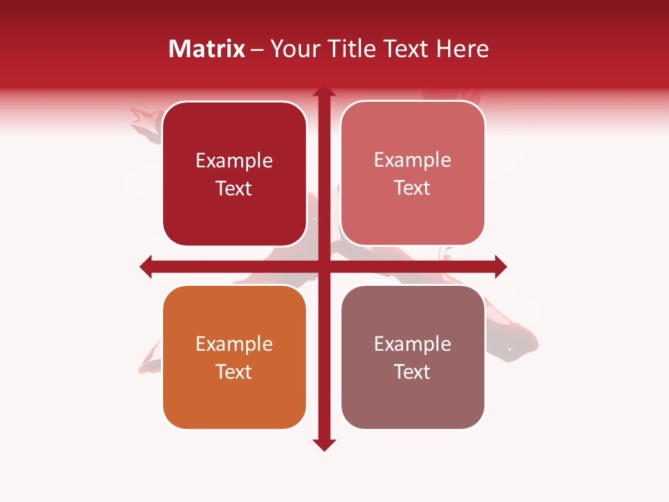 Grunge Burst Alphabet PowerPoint Template