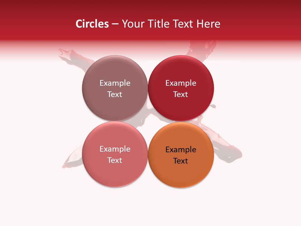 Grunge Burst Alphabet PowerPoint Template