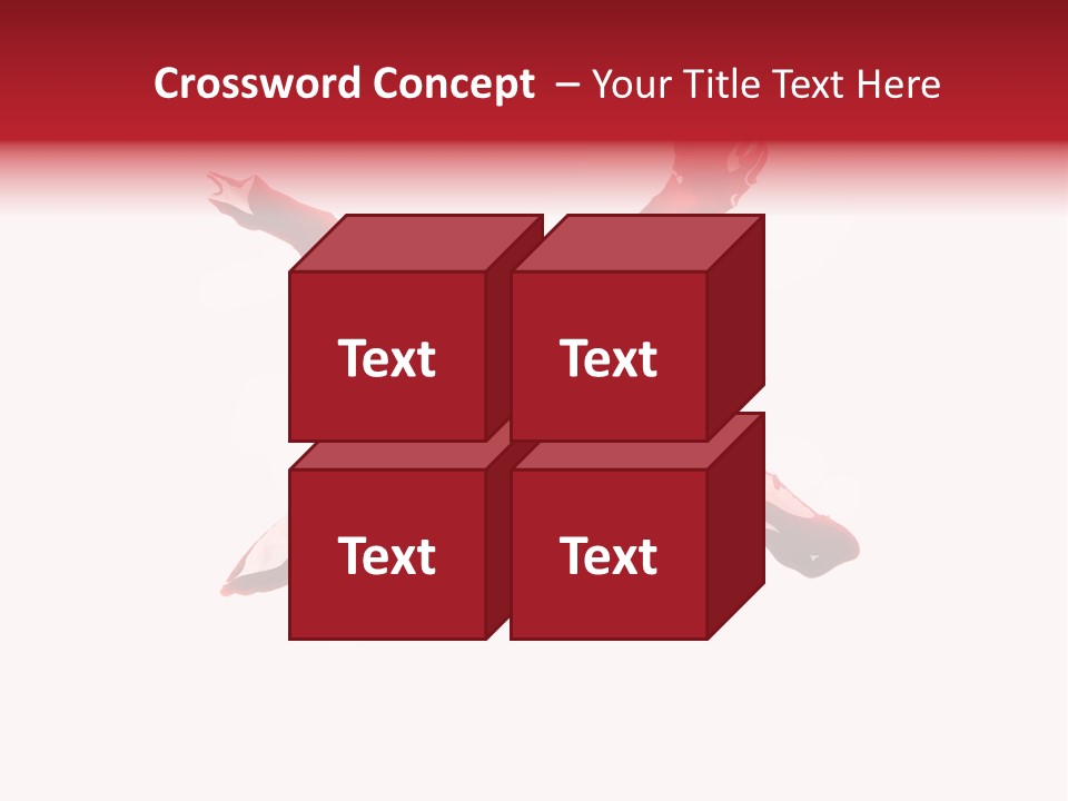 Grunge Burst Alphabet PowerPoint Template