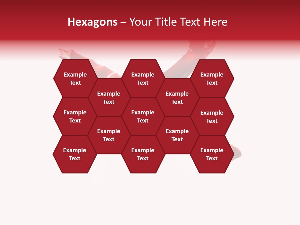 Grunge Burst Alphabet PowerPoint Template