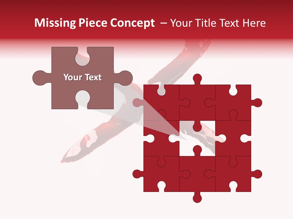 Grunge Burst Alphabet PowerPoint Template