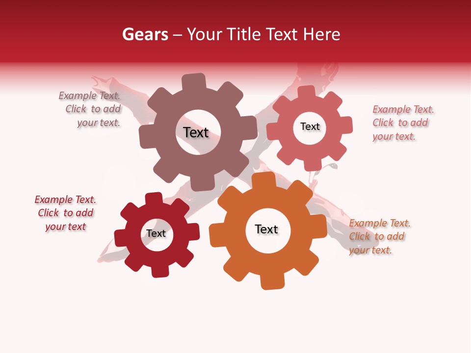 Grunge Burst Alphabet PowerPoint Template