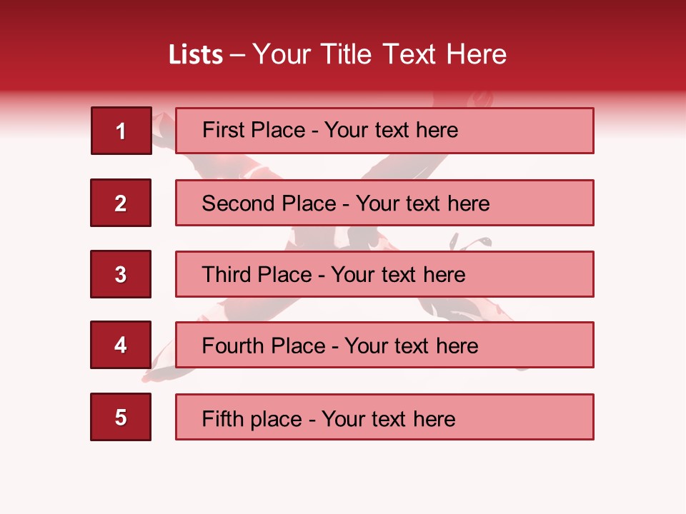 Grunge Burst Alphabet PowerPoint Template