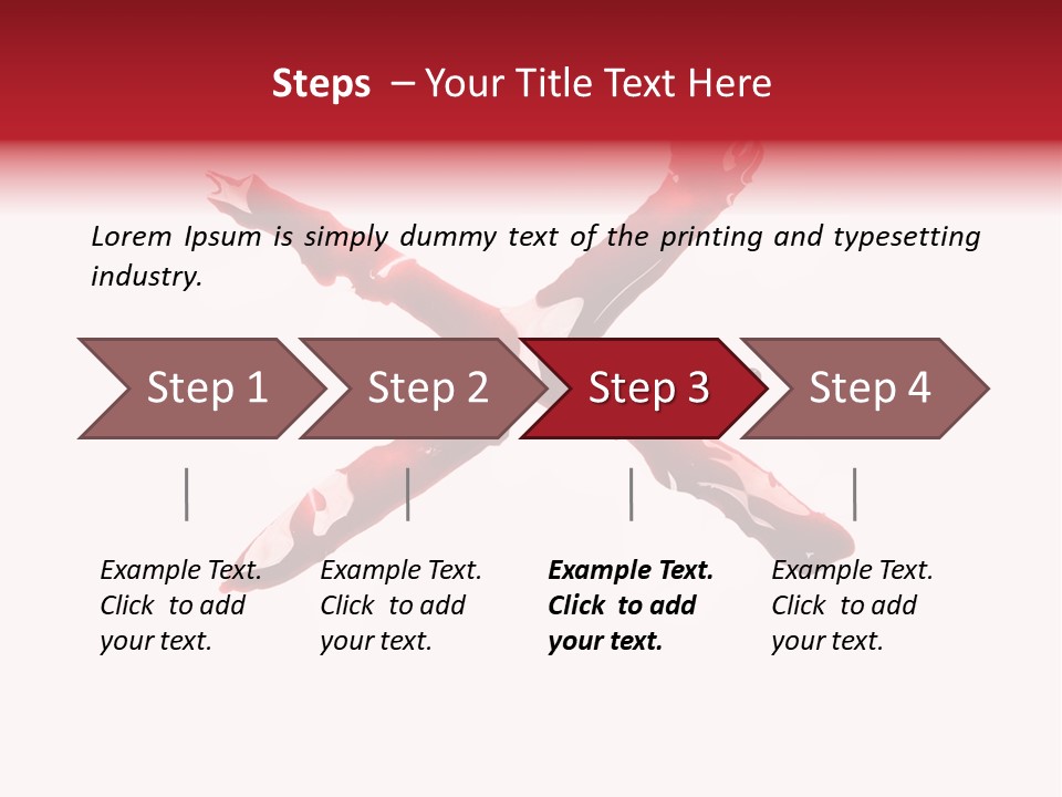 Grunge Burst Alphabet PowerPoint Template