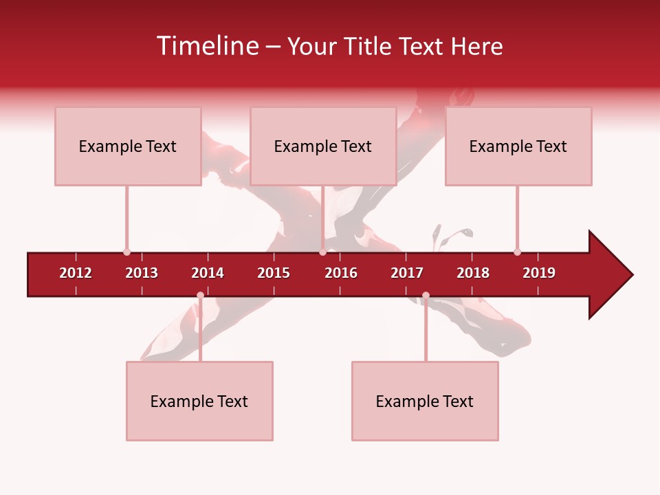 Grunge Burst Alphabet PowerPoint Template