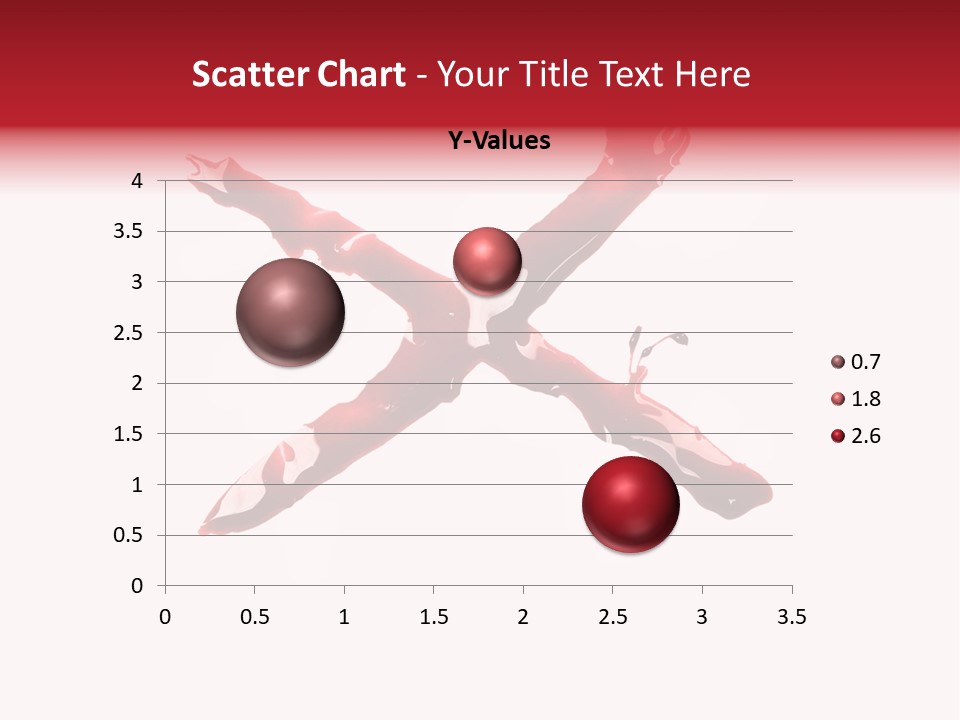 Grunge Burst Alphabet PowerPoint Template