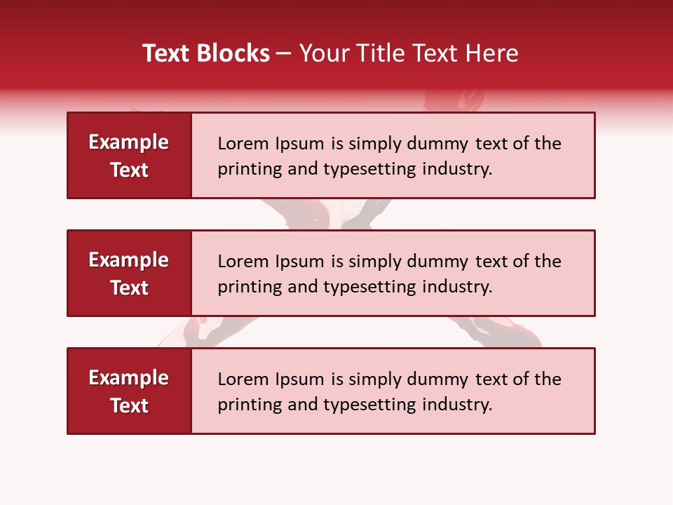 Grunge Burst Alphabet PowerPoint Template