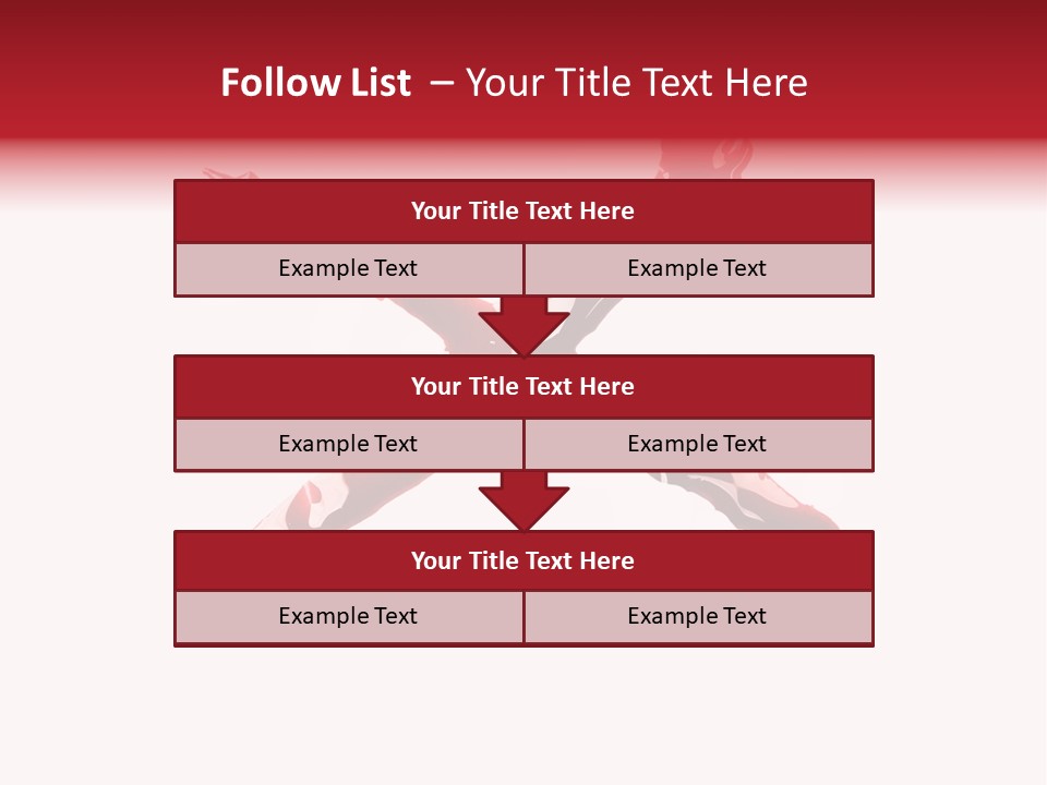 Grunge Burst Alphabet PowerPoint Template