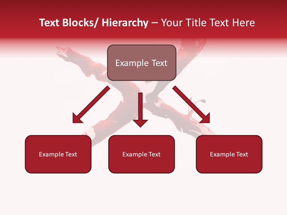 Grunge Burst Alphabet PowerPoint Template
