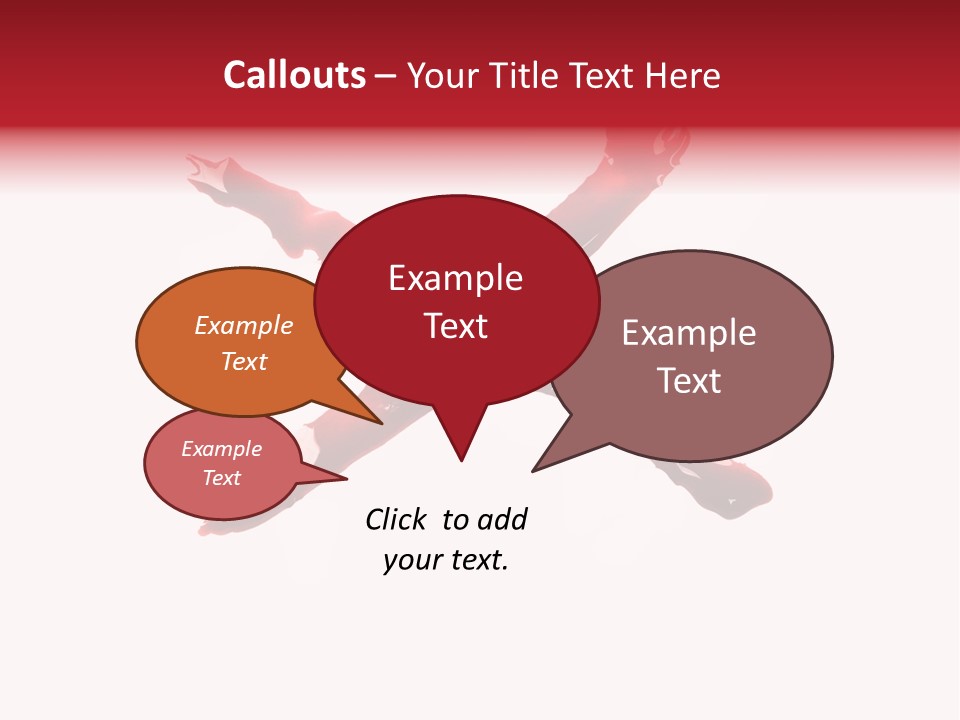 Grunge Burst Alphabet PowerPoint Template