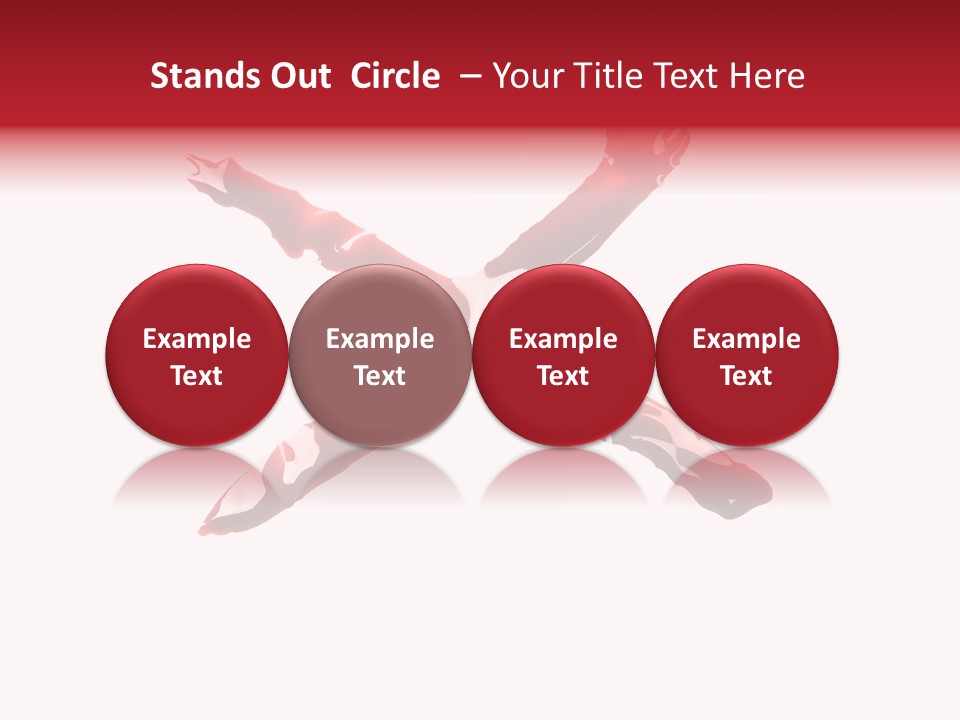 Grunge Burst Alphabet PowerPoint Template