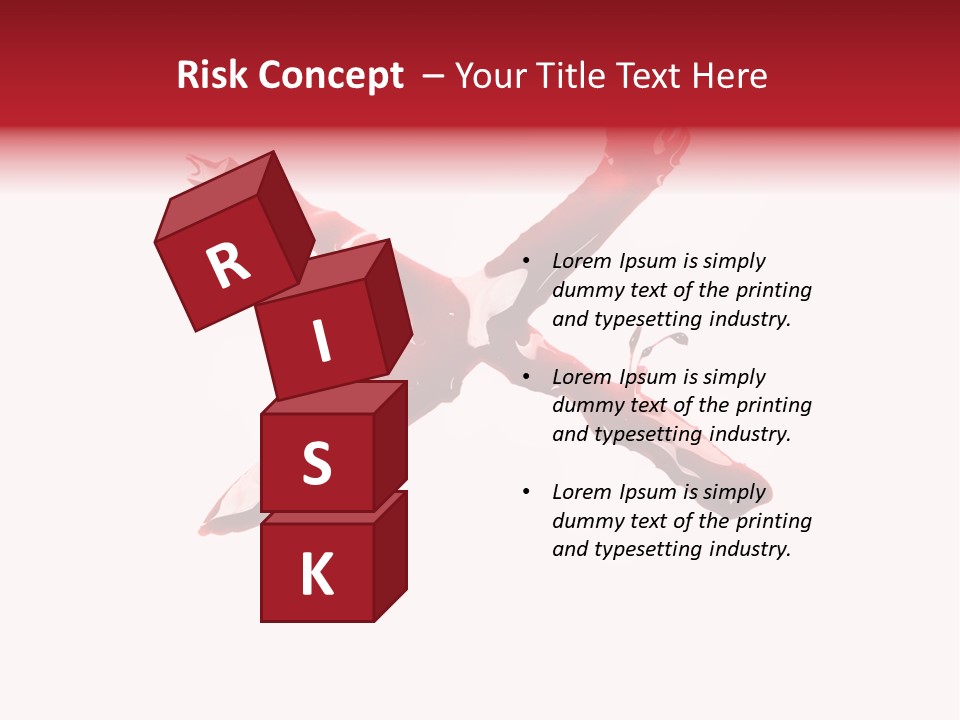 Grunge Burst Alphabet PowerPoint Template