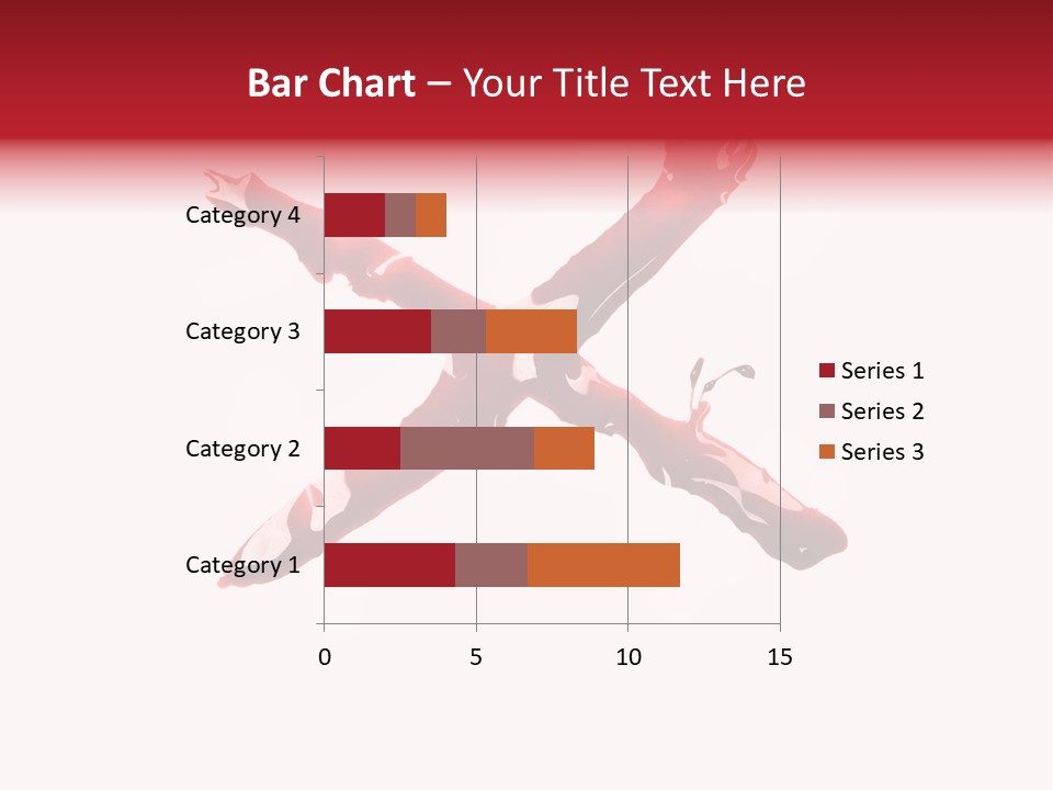 Grunge Burst Alphabet PowerPoint Template